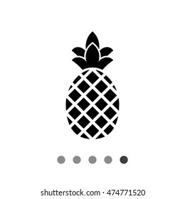 Fresh pineapple icon