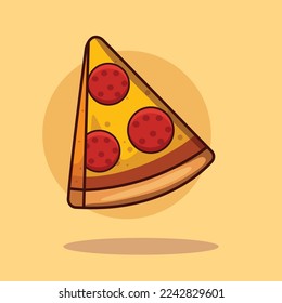 Fresh pizza , cheese,sausage, onion, basil. Traditional italian fast food. Top view meal