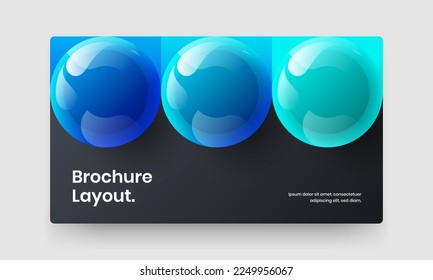Nuevo concepto vectorial de diseño de carteles. Impresionante distribución realista del sitio de bolas.