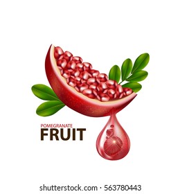 fruta granada fresca