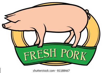 fresh pork label