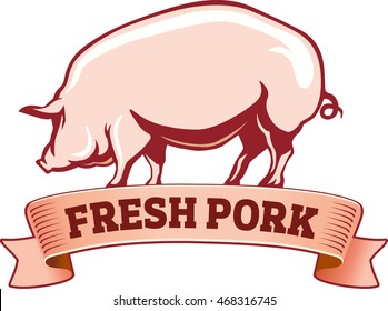 fresh pork pig 