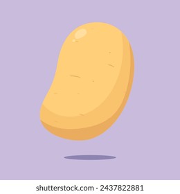 Fresh potato Vector Illustration Icon potato Vegetable Icon Illustration Potato