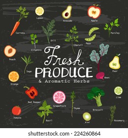 Fresh Produce and Aromatic Herbs