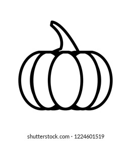 fresh pumpkin isolated icon