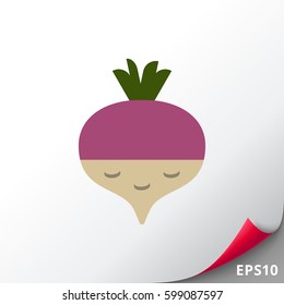 Fresh radish icon