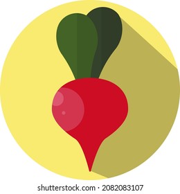 Frische Regenblume, Illustration, Vektorgrafik, auf weißem Hintergrund.