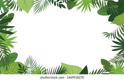 Fresh rainforest concept banner. Cartoon illustration of fresh rainforest vector concept banner for web design