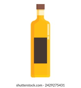 Fresh rapeseed oil icon cartoon vector. Food extract. Cooking floral