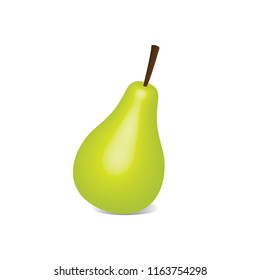 Fresh Realistic Pear
