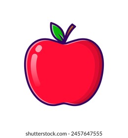 Fresh red apples are suitable for those of you who are vegetarian and like sweet fruit in the morning