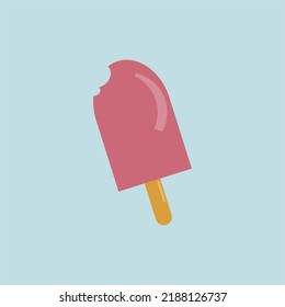 fresh red ice cream vector