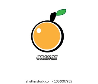 fresh red oranges vector with white background