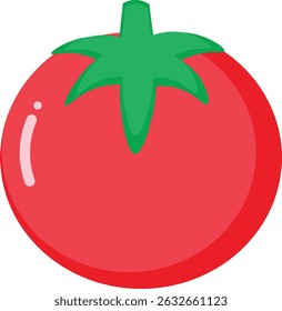 frische rote Tomate, Vektorgrafik