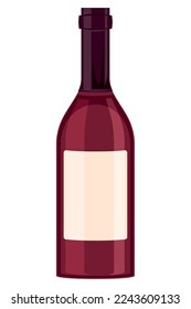 fresh redwine drink bottle icon