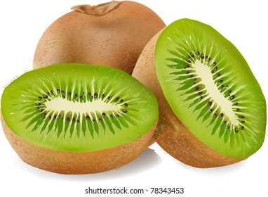 fresh ripe kiwi