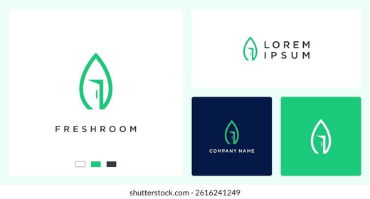 Fresh room logo design template