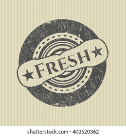 Fresh rubber grunge seal