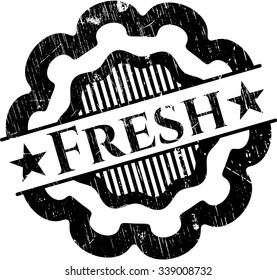 Fresh rubber grunge stamp