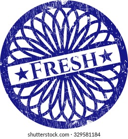 Fresh rubber grunge texture stamp