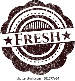 Fresh rubber grunge texture stamp