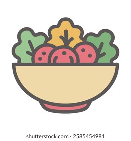 A fresh salad representing delicious street food