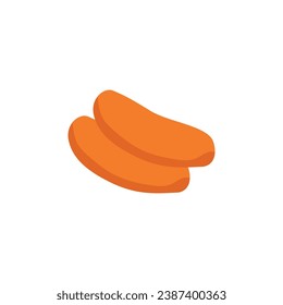 fresh sausage vector type icon