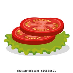 fresh slice tomatoes icon