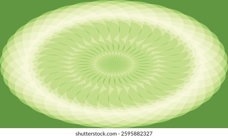 Fresh sliced kiwi on a green abstract background