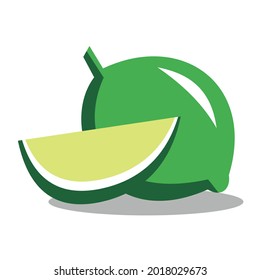 fresh sliced lemon fruit vector design