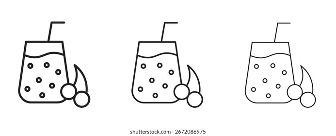 Fresh smoothie icon. Simple element illustration. Can be used for web and mobile.