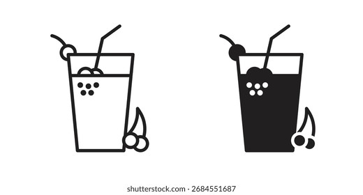 Novo smoothie ícones simples vetor conjunto. símbolo símbolo símbolo logotipo conjunto
