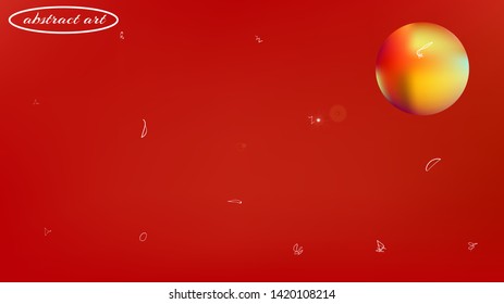 Fresh space fantasy. Background texture, texture. Ordinary colorific illustration fantasy. Red colored. The good design space background illustration. Colorful new stars design.