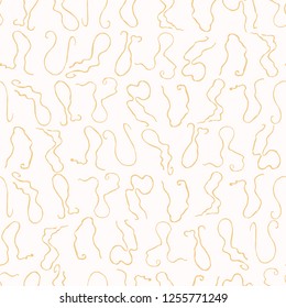 Fresh Spaghetti Day Hand Drawn Seamless Vector Pattern Illustration.  Isolated Pasta Noodles Serving For Cookery Blog, Traditional National Italian Food, Restaurant Menu, Cute Ramen Recipe Packaging.