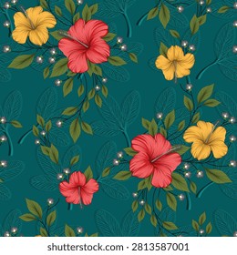 Fresh spring floral background with delicate blue forget-me-not flowers and dew drops for nature designs.
