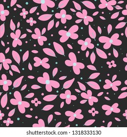 Fresh spring flowles.Seamless pattern. International women day background.
