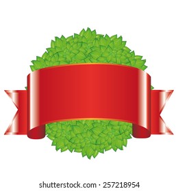 Fresh spring green grass leaves frame template