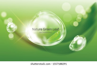 Fresh spring sunshine atmosphere background