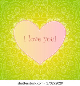 Fresh spring Valentine