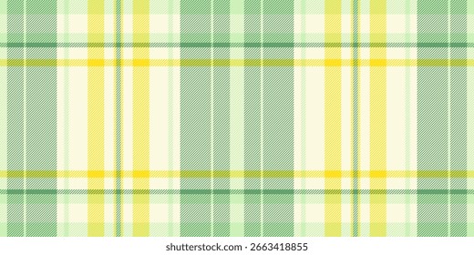 Fresh, springinspired plaid pattern in pastel yellow and green.  Perfect for textiles, websites, and packaging design.  This cheerful, repeating texture evokes feelings of optimism and renewal.