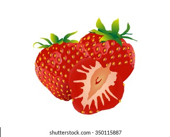 fresh strawberries