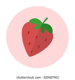 fresh strawberry icon vector illustration