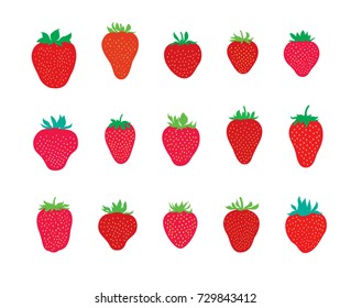 fresh strawberry vector