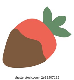 frische Erdbeere, Vektorgrafik, Illustration