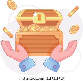 Fresh style of financial elements stickers