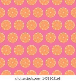 fresh summer fruit lemonade seamless vector pattern