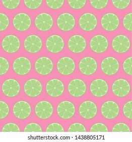 fresh summer fruit lemonade seamless vector pattern