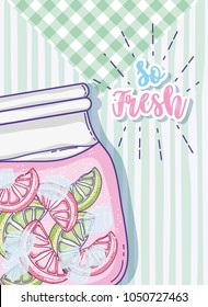 So fresh summer juice
