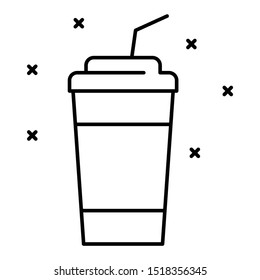 Fresh Summer Juice Vector Icon Design