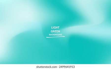 Fresh summer light green abstract wave background